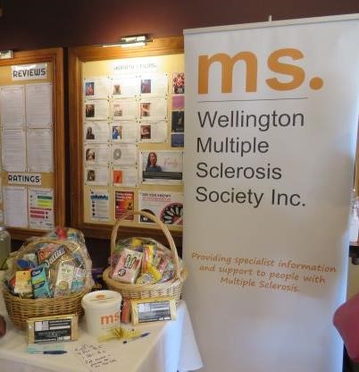 The raffle table at MSW's movie table 2022 The raffle table at MSW's movie table 2022