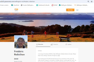 Frederic Robichons Grassrootz page for Wellington Ultramarathon 2025